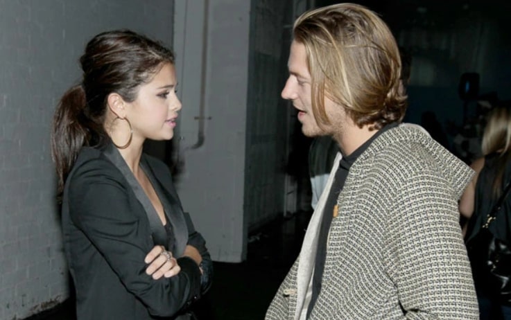 Image of Luke Bracey with his former girlfriend, Selena Gomez