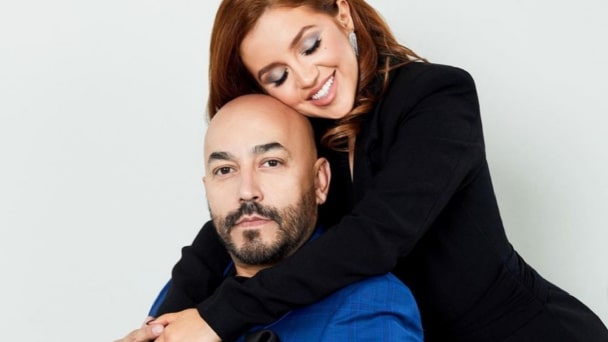 Image of Lupillo Rivera with his wife, Giselle Soto