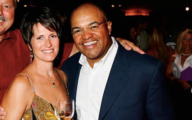 Image of Mike Tirico with his wife, Debbie Tirico