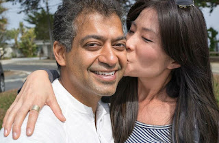 Image of Naval Ravikant with his wife, Krystle Cho