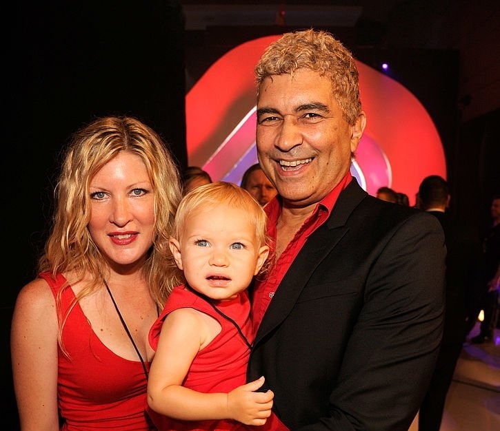    Pat Smear con alegre, Esposa Jena Cardwell 