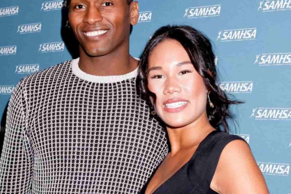 Image of Ron Artest with his wife, Maya Sandiford Artest