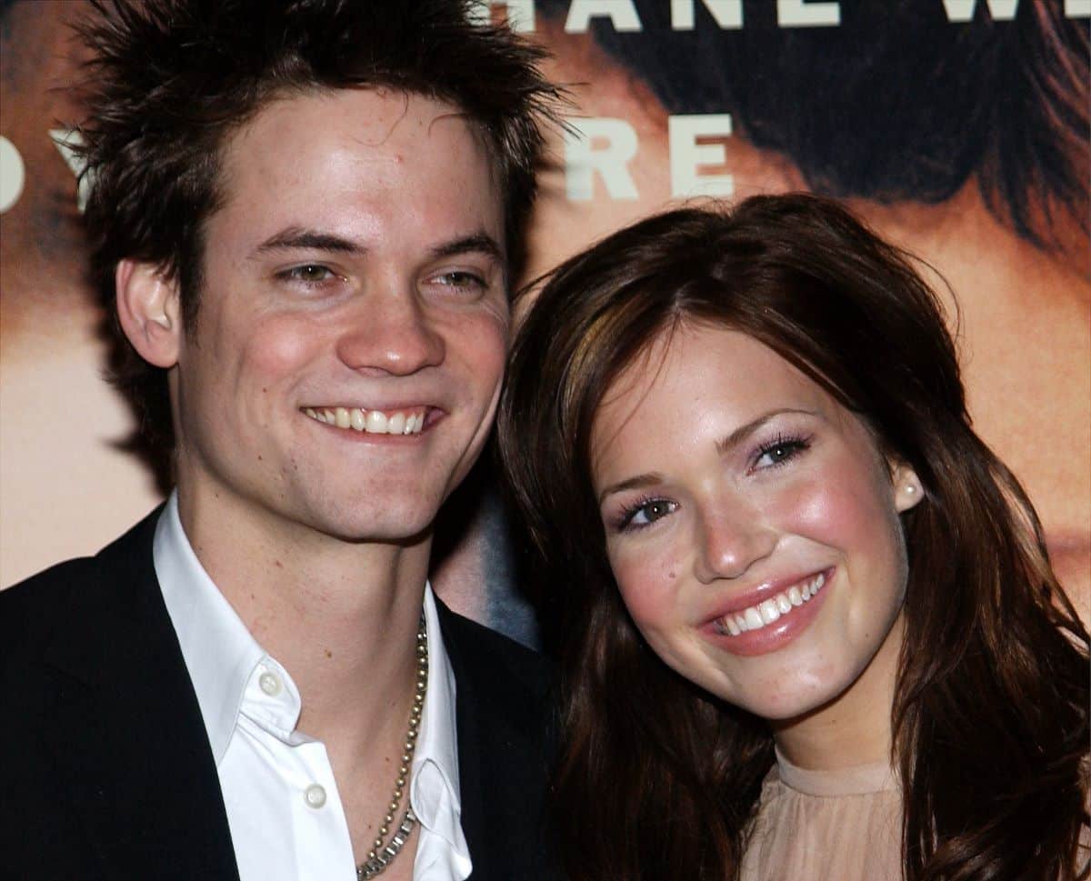 Image of Shane West with "A Walk to Remember" co-actor and former girlfriend, Mandy Moore