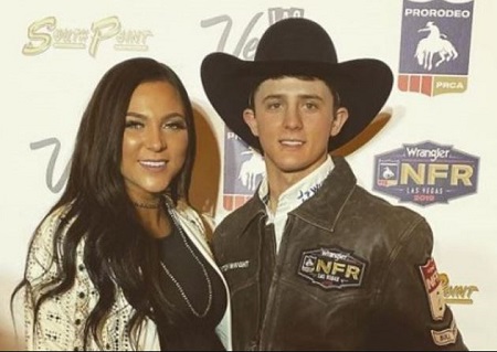 Image of Stetson Wright with his partner, CallieRey Lowe