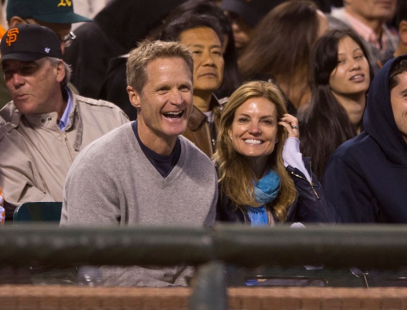 Image of Steve Kerr with his wife, Margot Brennan 