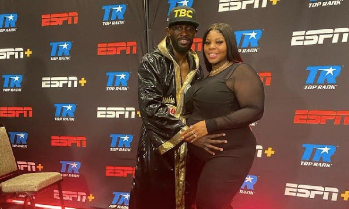 Image of Terence Crawford with his partner, Alindra Person