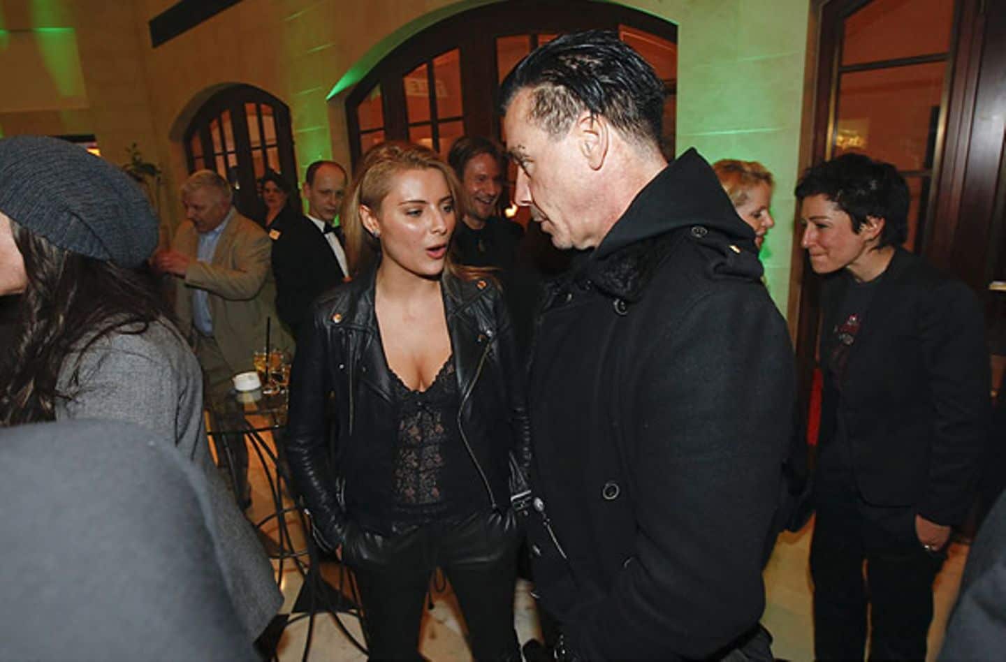 Image of Till Lindemann with his ex-partner, Sophia Thomalla