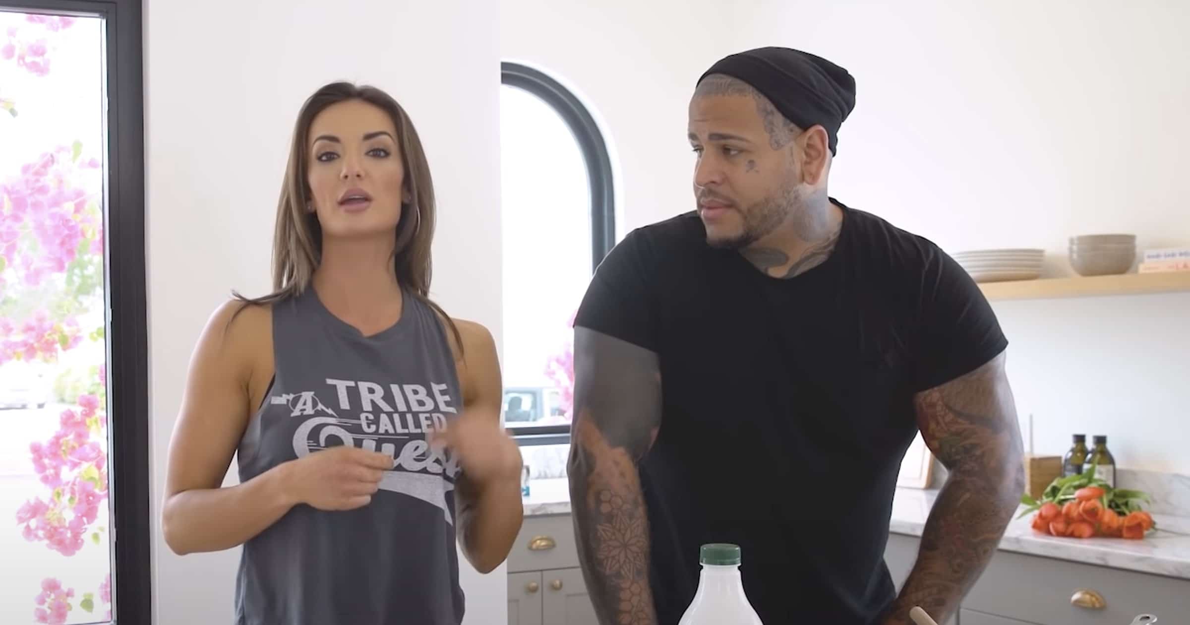 Image of Tommy Vext with his former girlfriend, Whitney Johns