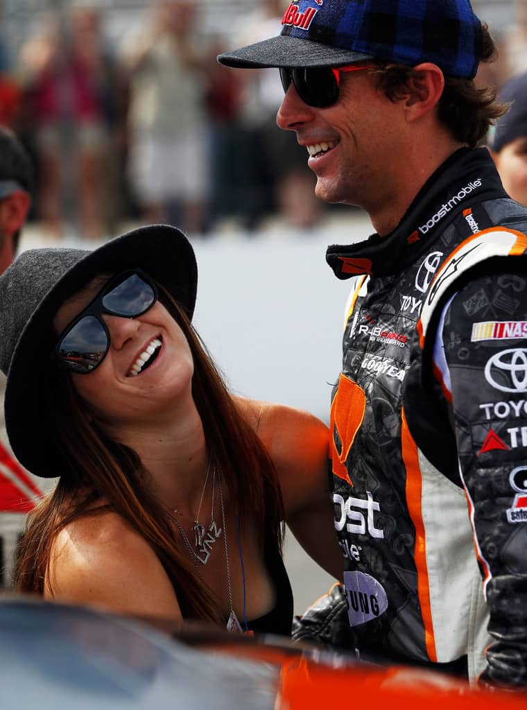 Image of Travis Pastrana with his wife, Lyn-Z Adams Hawkins 