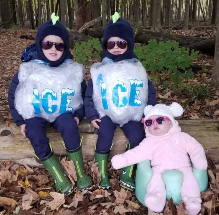 Image of Vanilla Ice's kids, Dusti Rain, Keelee Breeze, and Priscilla Love Van Winkle