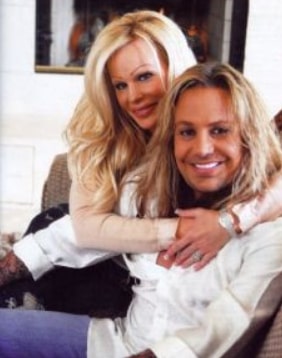 Image of Vince Neil with his ex-girlfriend, Lia Gherardini