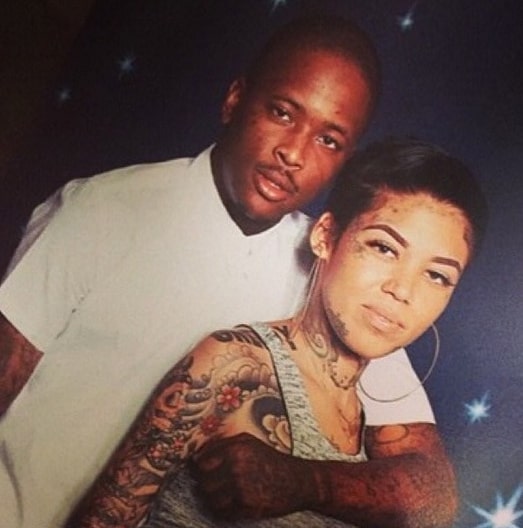Image of YG with his partner, Catelyn Sparks
