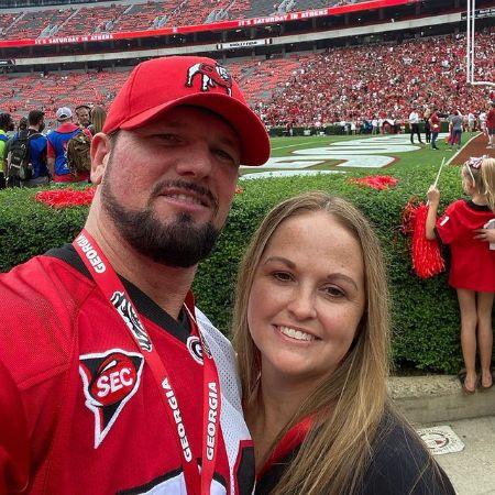 Image of AJ Styles with his wife, Wendy Jones