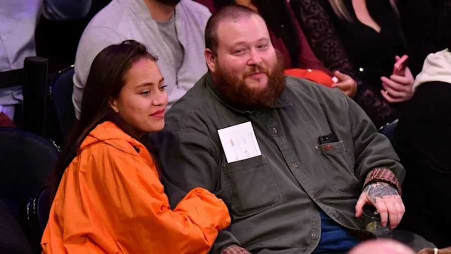 Image of Action Bronson with his partner, Valeria Salazar