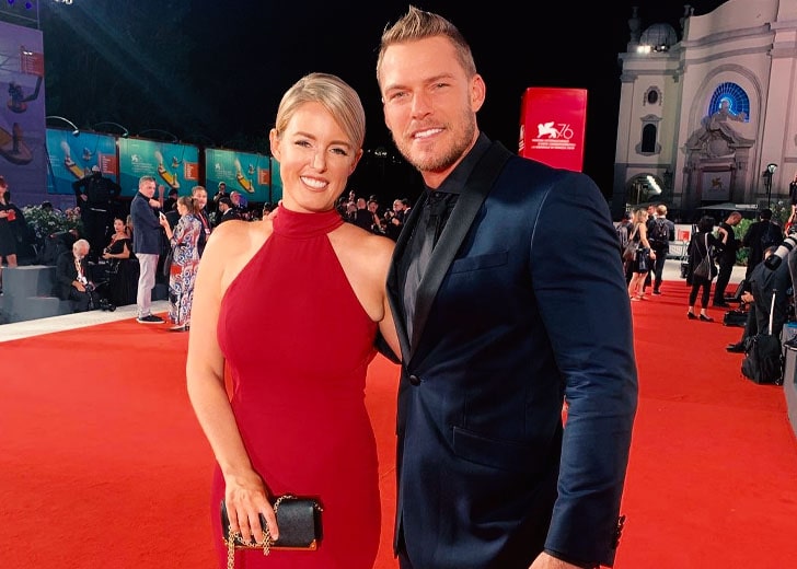 Image of Alan Ritchson with his wife, Catherine Ritchson