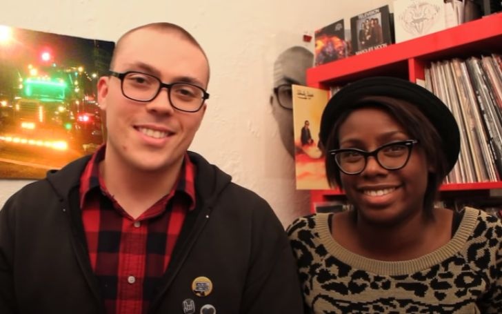 Image of Anthony Fantano with his wife, Dominique Boxley
