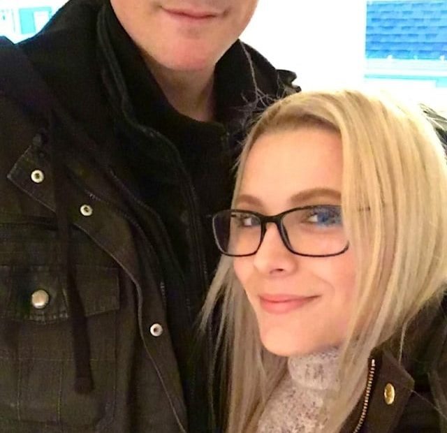 Image of Benjamin Burnley with his wife, Rhiannon Napier