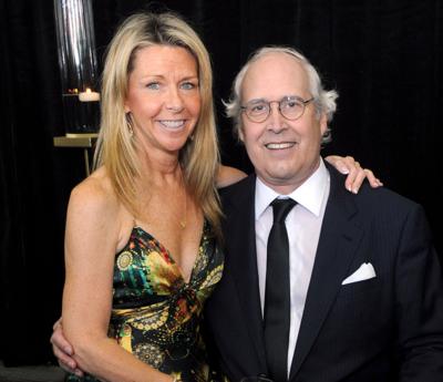 Image of Chevy Chase with his wife, Jayni Chase