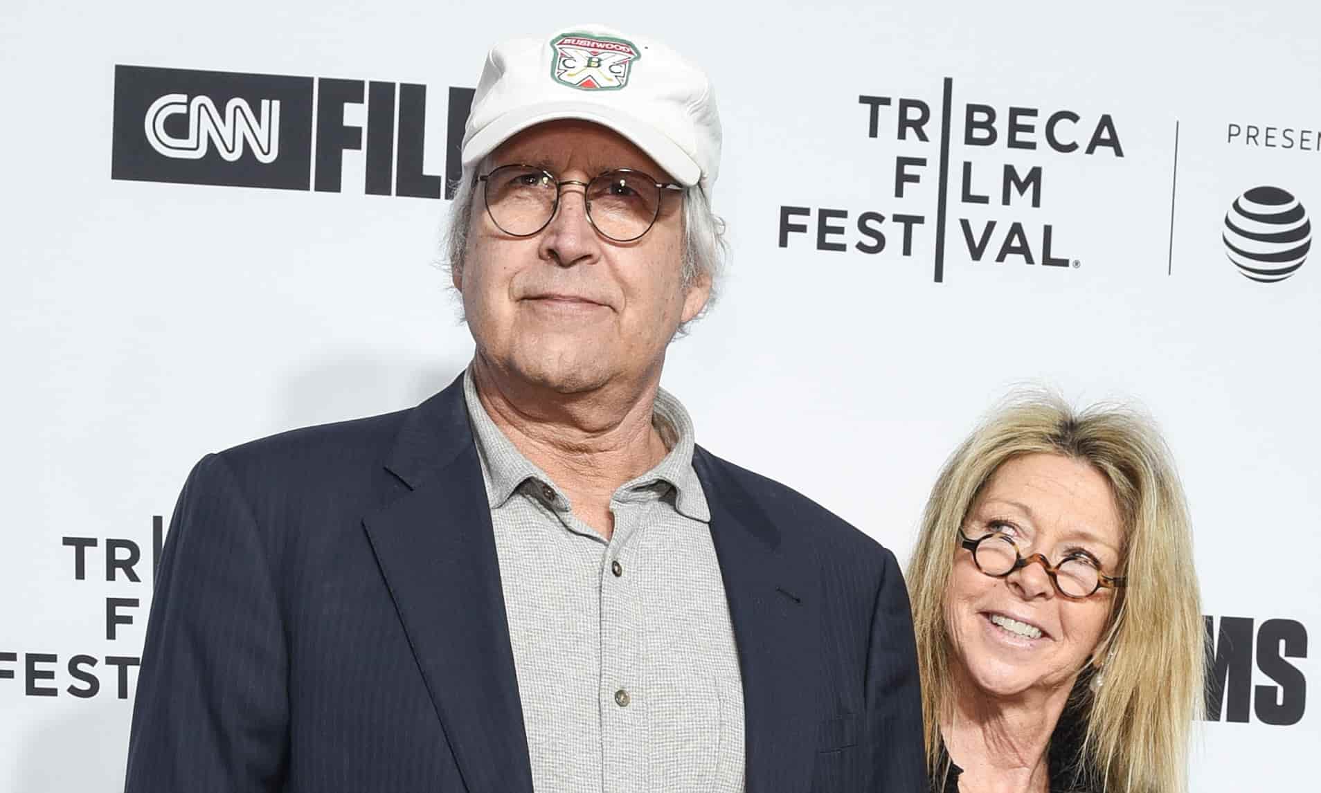 Image of Chevy Chase with his wife, Jayni Chase