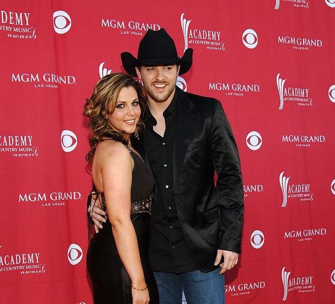Image of Chris Young with his ex-girlfriend, Adrianne Leon
