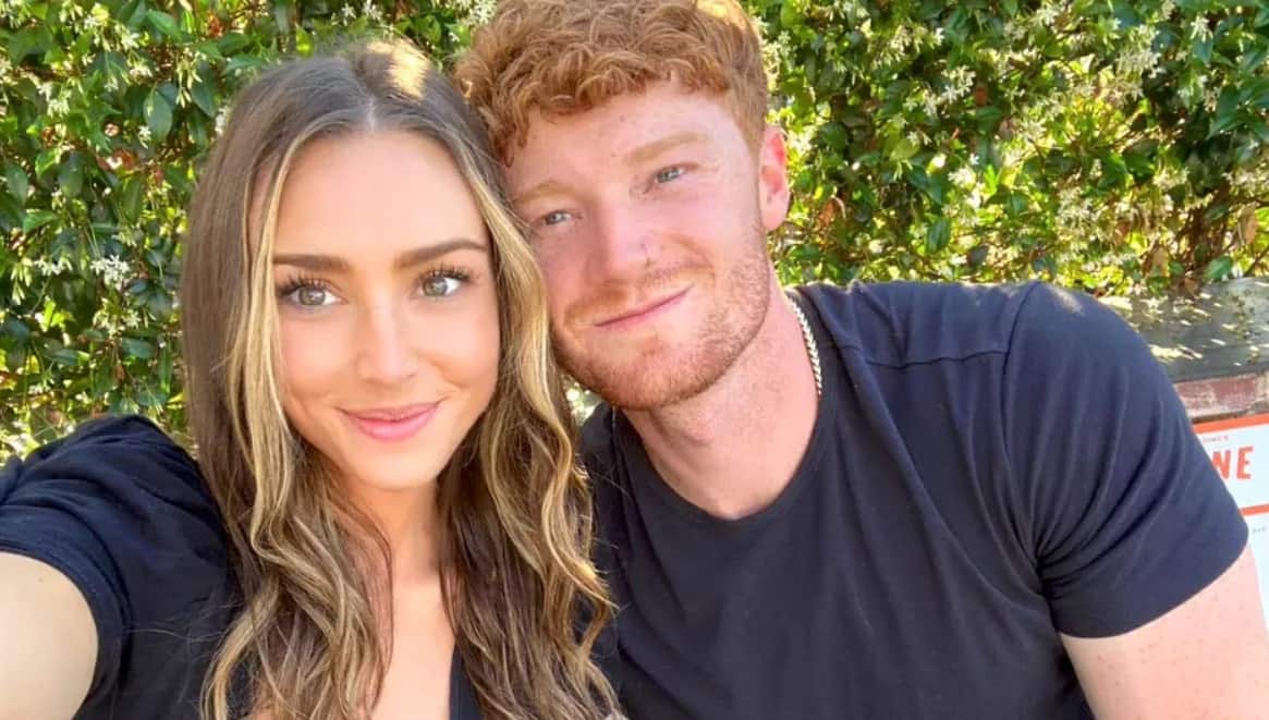 Image of Clint Frazier with his girlfriend, Kaylee Gambadoro