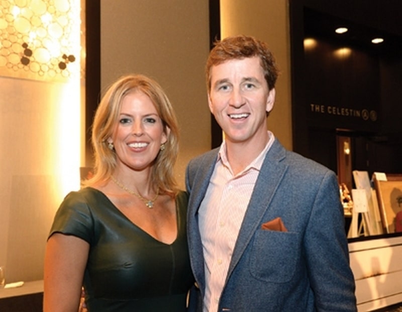 Image of Cooper Manning with his wife, Ellen Heidingsfelder
