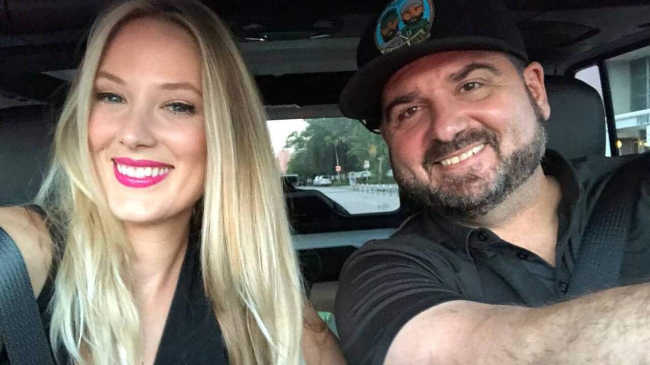 Image of Dan Le Batard with his wife, Valerie Scheide