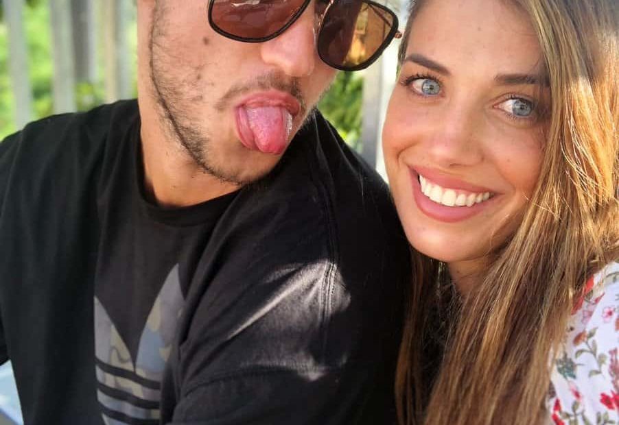 Image of Danilo Gallinari with his wife, Eleonora Boi