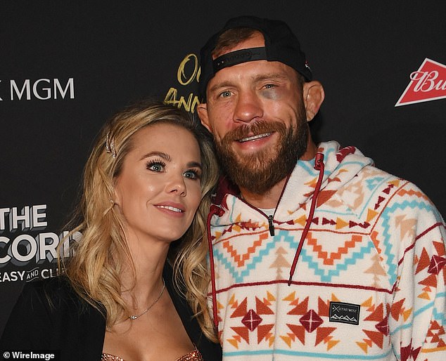 Image of Donald Cerrone with his partner, Lindsay Sheffield