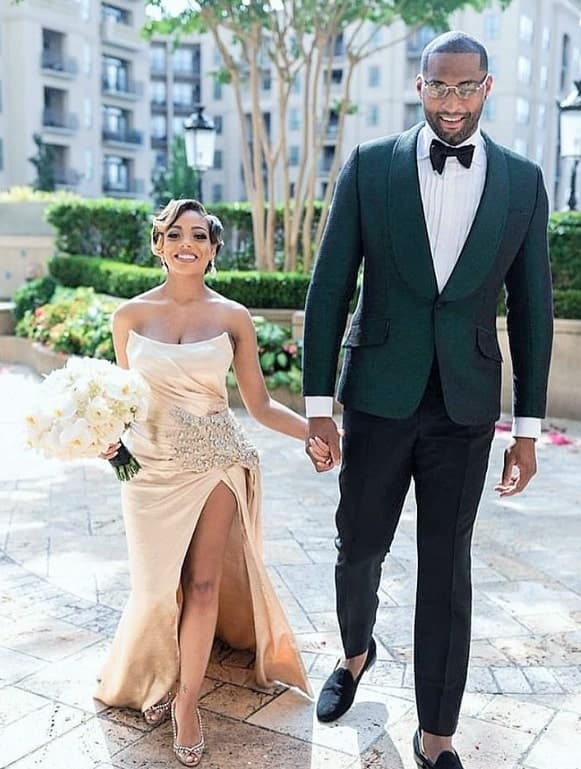 Image of Eric Bledsoe with his wife, Morgan Poole