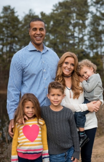 Image of Fred Blankenship with his wife, Paige, and their kids