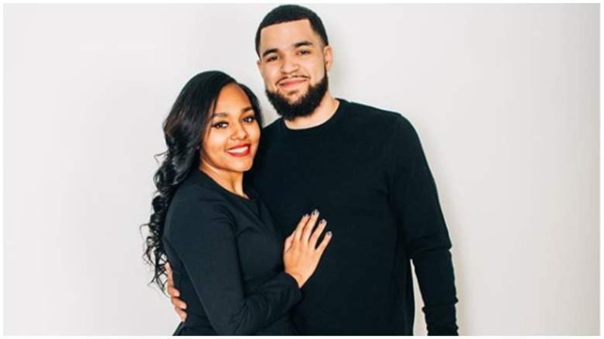 Image of Fred VanVleet with his partner, Shontai Neal