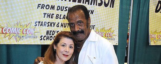 Image of Fred Williamson with his wife, Linda Williamson