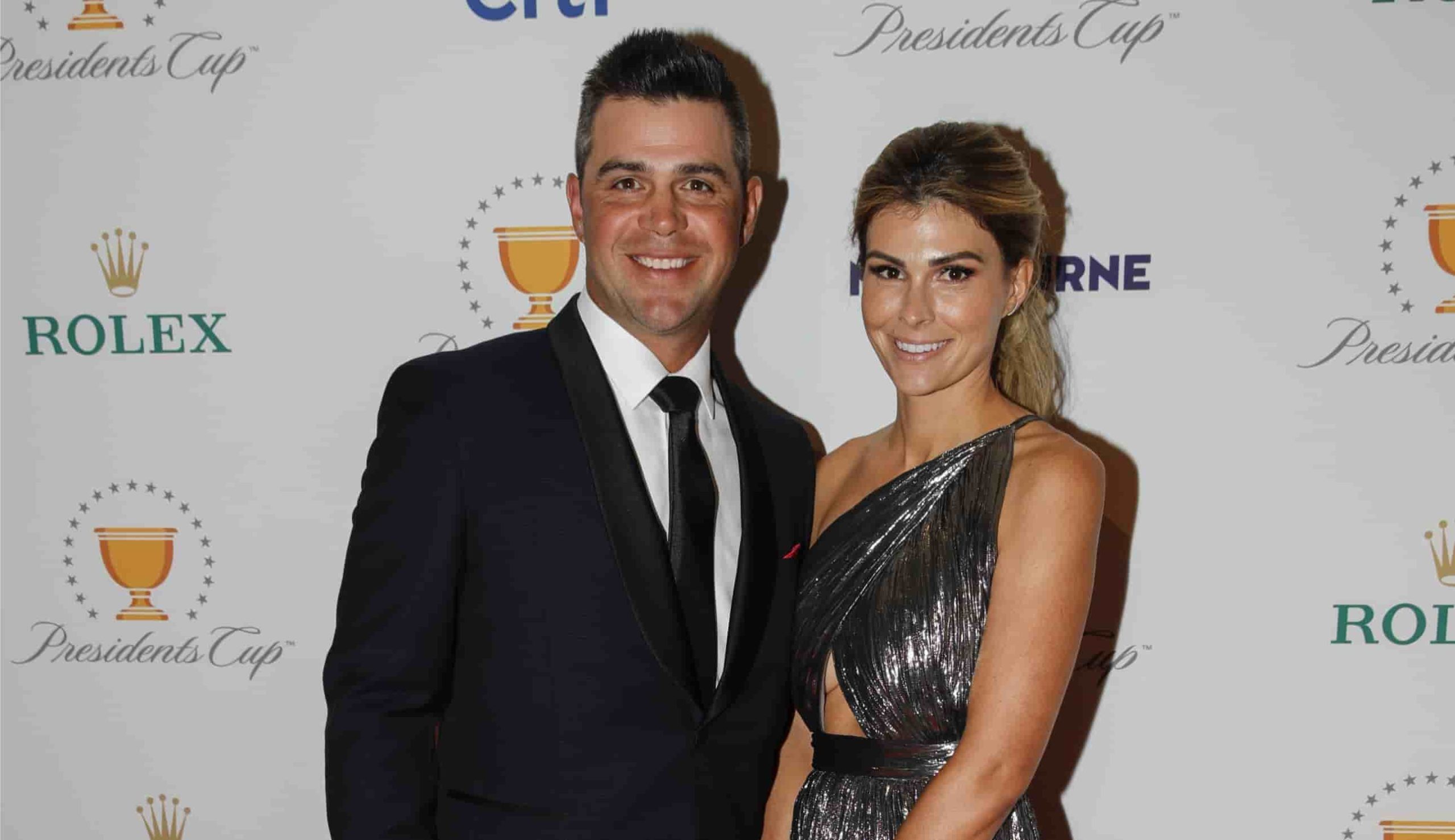 Image of Gary Woodland with his wife, Gabby Granado 
