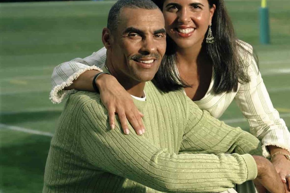 Image of Herm Edwards with his wife, Lia Edward