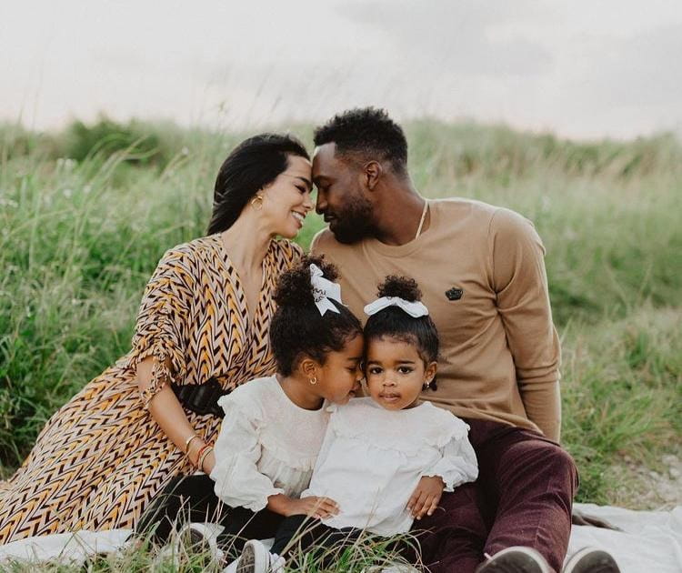 Image of Jeff Green with his wife, Stephanie Green, and their daughters