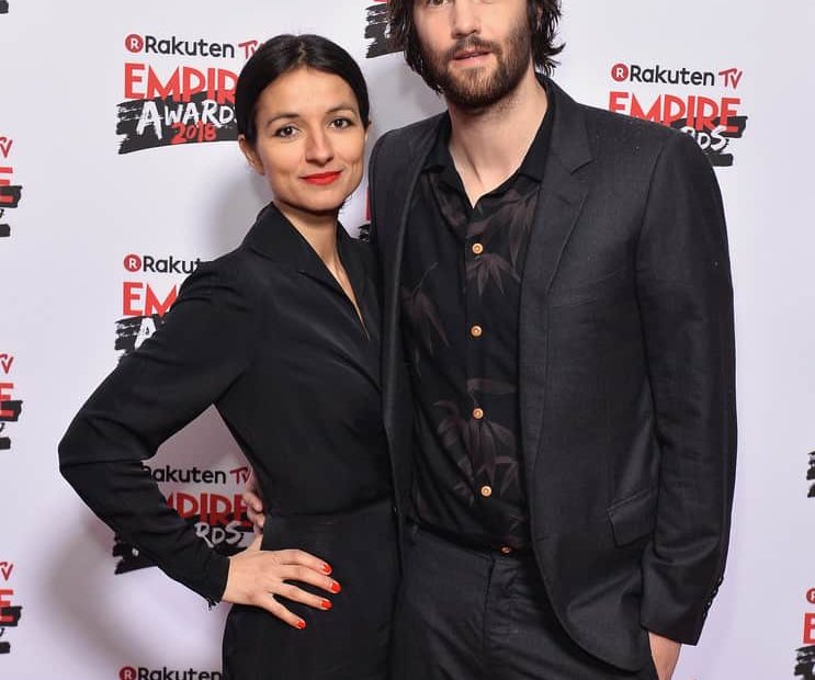 Image of Jim Sturgess with his wife, Dina Mousawi