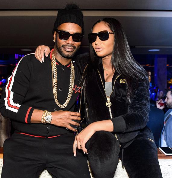 Image of Juicy J with his wife, Regina Perera