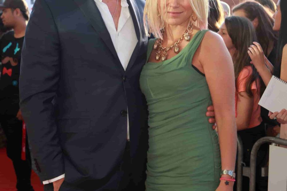 Image of Karl Urban with his ex-wife, Natalie Wihongi