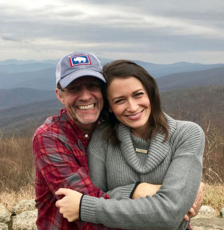 Image of Kyle Petty with his wife, Morgan Petty