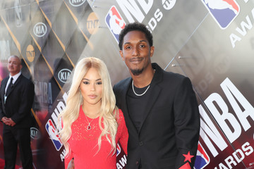 Image of Lou Williams with his partner, Rece Mitchell