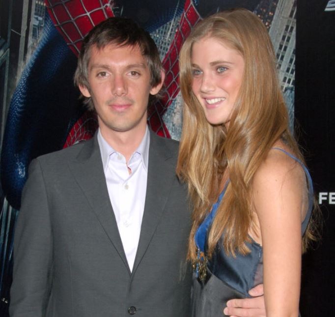 Image of Lukas Haas with his former partner, Lindsay Lullman