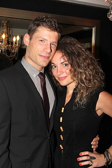 Image of Matt Lauria with his wife, Michelle Armstrong