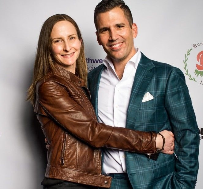 Image of Pat Tomasulo with his wife, Amy Tomasulo