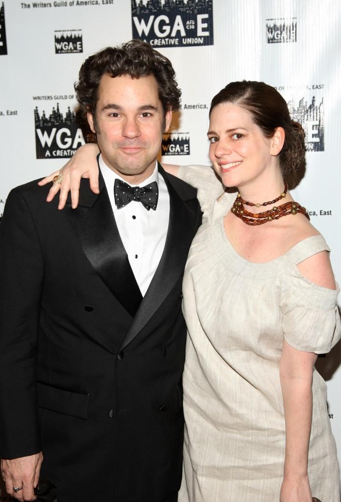 Image of Paul F. Tompkins with his wife, Janie Haddad Tompkins