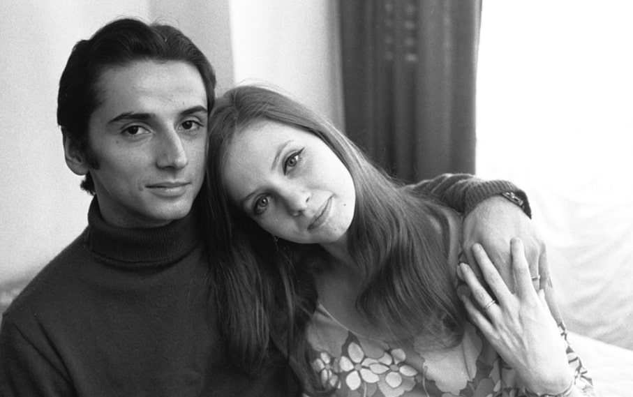 Image of Paul Mejia with his former partner, Suzanne Farrell