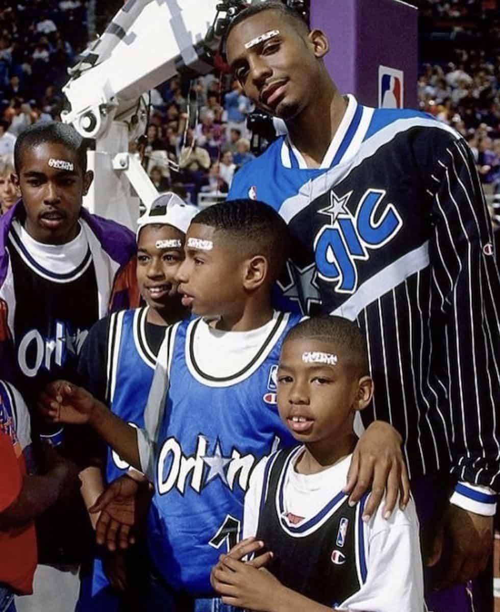 Image of Penny Hardaway with his kids