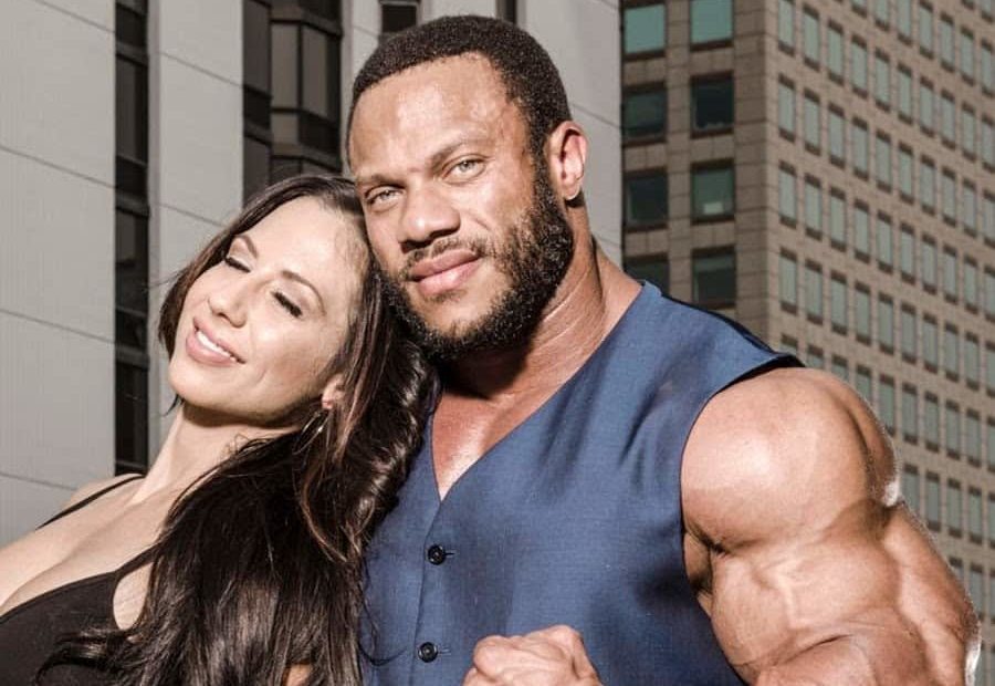 Image of Phil Heath with his wife, Shurie Cremona