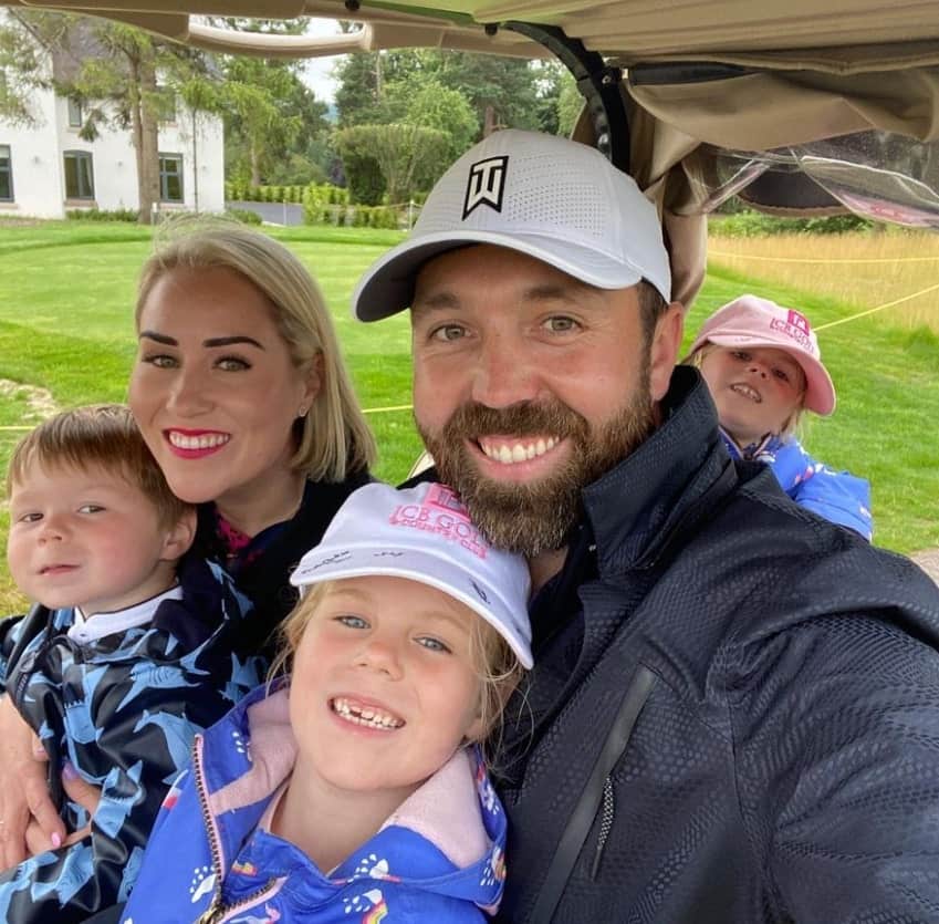 Image of Rick Shiels with his wife, Claire Shiels,, and their kids