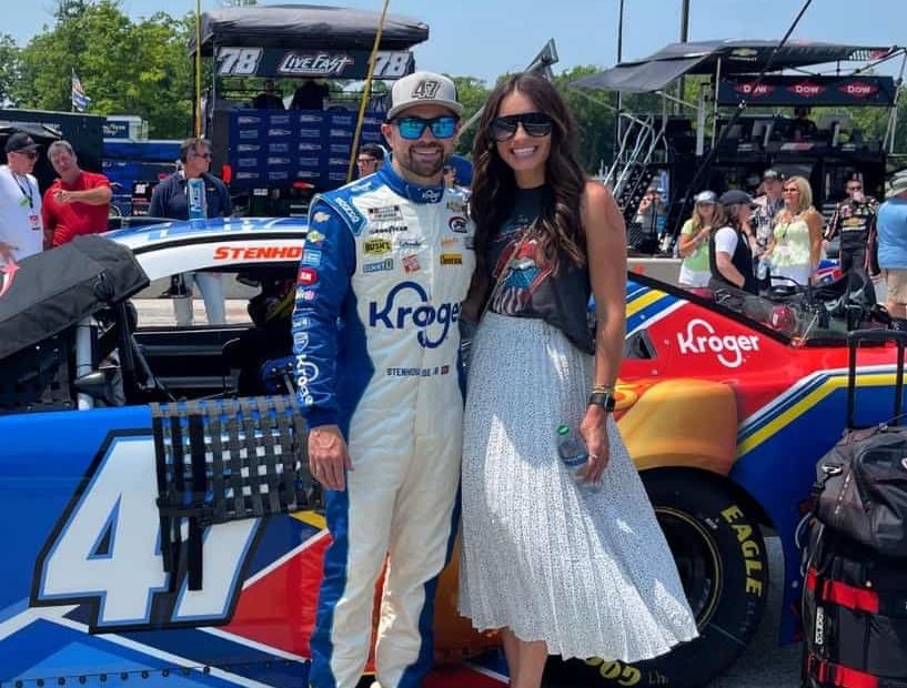 Image of Ricky Stenhouse Jr. with his girlfriend, Madyson Joye Goodfleisch